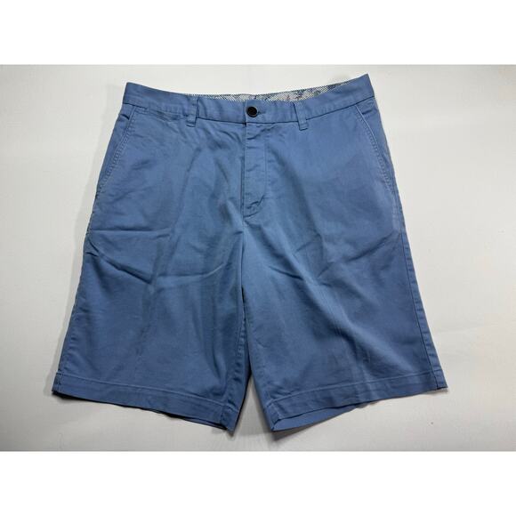 Tommy Bahama Men's Flat Front Blue Chino Shorts - Size 32x9.5 - Picture 1 of 5